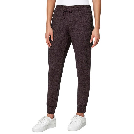  Ladies' Brushed Jogger, Red, Small