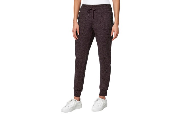  Ladies' Brushed Jogger, Red, X-Small