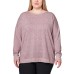  Ladies' Lightweight Printed Top, Pink, 3X