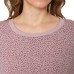  Ladies' Lightweight Printed Top, Pink, 3X