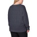  Ladies' Lightweight Printed Top, Blue, X-Large