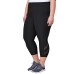  Ladies' Mesh Capri, Black, Small