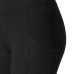 Ladies' Mesh Capri, Black, Small