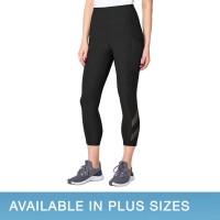 Mondetta Ladies' Mesh Capri, Black, Small