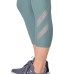  Ladies' Mesh Capri, Blue, 2X