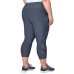  Ladies' Mesh Capri, Purple, X-Large