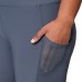  Ladies' Mesh Capri, Purple, Small