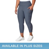 Mondetta Ladies' Mesh Capri, Purple, Small