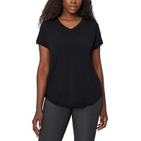 Mondetta Ladies' Short Sleeve Tee, Black, 2X