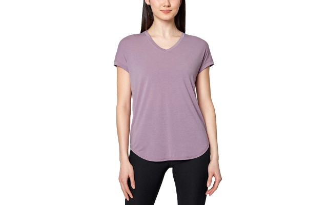  Ladies' Short Sleeve Tee, Purple, Large