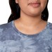  Ladies' Tie Dye Tee, 2-Pack, Blue, X-Small