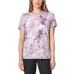  Ladies' Tie Dye Tee, 2-Pack, Purple, Medium