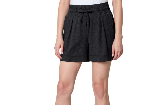  Ladies' Walking Short, Black, Medium