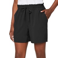 Mondetta Ladies' Woven Short, Black, 2X