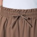  Ladies' Woven Short, Tan, Large
