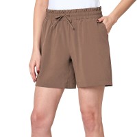 Mondetta Ladies' Woven Short, Tan, 2X