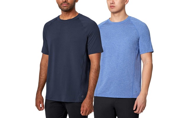  Men’s Active Tee, 2-pack, Blue, XX-Large