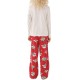  Matching Little & Big Kid Grogu Holiday Family Pajama Set, Red, 4
