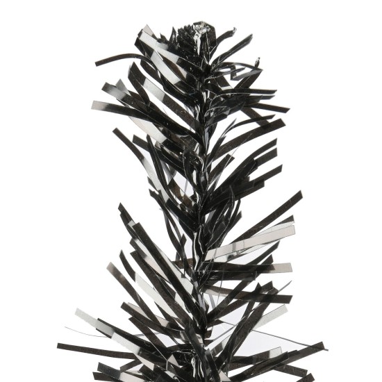  National Tree 2′ Tinsel Tree-Black