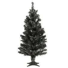 National Tree Company National Tree 2' Tinsel Tree-Black