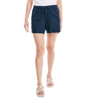 Nautica Ladies' Linen Blend Short, Blue, X-Small