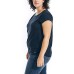  Ladies' Slub Tee, Blue, X-Large