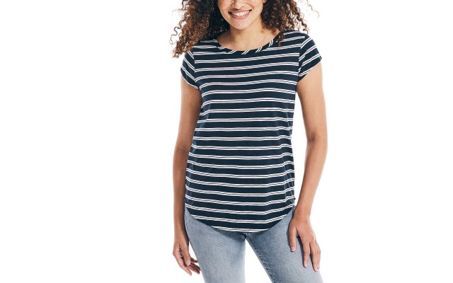  Ladies' Slub Tee, Multi, Small