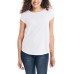  Ladies' Slub Tee, White, XX-Large
