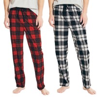 Nautica Men’s Lounge Pant, 2-Pack, Red, 3X-Large