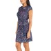  Ladies' Knot Dress, Multi, 2X