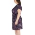  Ladies' Knot Dress, Multi, 2X
