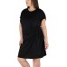  Ladies' Knot Dress, Black, 2X