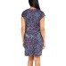  Ladies' Knot Dress, Multi, 2X