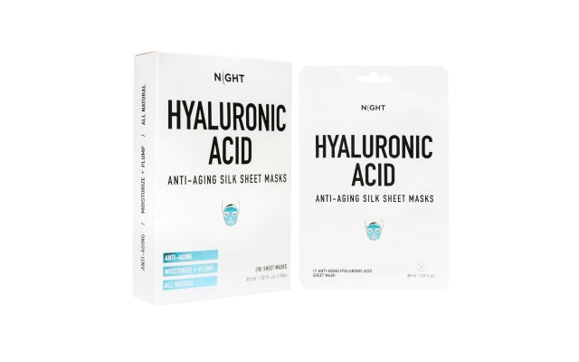  Hyaluronic Acid Anti-Aging Silk Sheet Masks, 10-pack