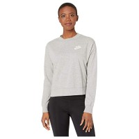 Nike Women’s Gym Vintage Sweatshirt, Medium, Gray