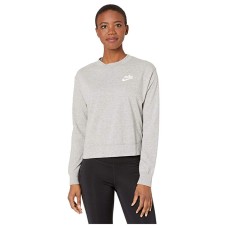 Nike Women’s Gym Vintage Sweatshirt, Medium, Gray