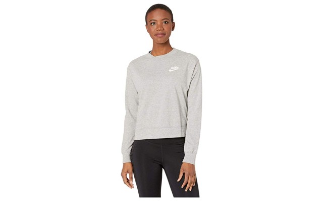  Women’s Gym Vintage Sweatshirt, Medium, Gray