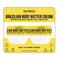 Nutrius Brazilian Body Butter 6 fl oz, 2-pack
