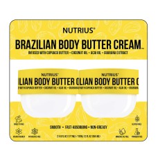 Nutrius Brazilian Body Butter 6 fl oz, 2-pack