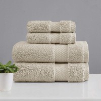 Opulence 4-piece Hand & Washcloth Towel Set, Gray