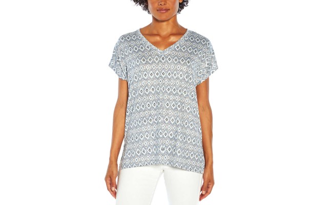  Ladies' Tunic Top, Blue, Medium