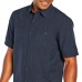  Men’s Short Sleeve Woven, Blue, Small
