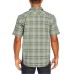  Men’s Short Sleeve Woven, Green, Small