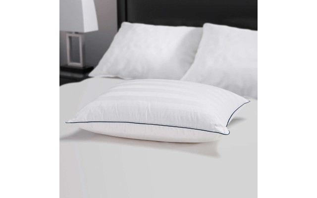  Feather European White Duck Down Pillow - Firm Density, One Color, Standard Size