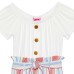 Paperdoll Youth Romper, White, One Color, Large (14/16)