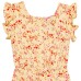Paperdoll Youth Romper, Yellow, One Color, Medium (10/12)