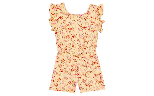 Paperdoll Youth Romper, Yellow, One Color, Small (7/8)
