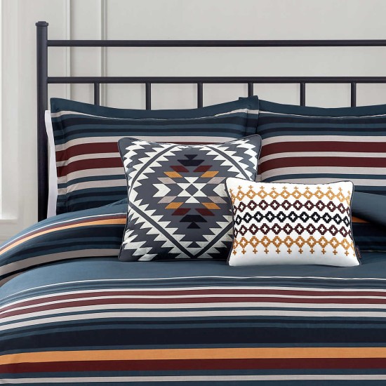  Lake Stripe 5-piece Comforter Set, One Color, King