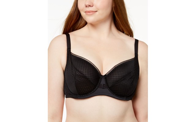  Secrets Amazing Shape Unlined Balconette Underwire Bra, Black, 38C