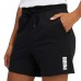  Ladies' French Terry Short, Black, Large